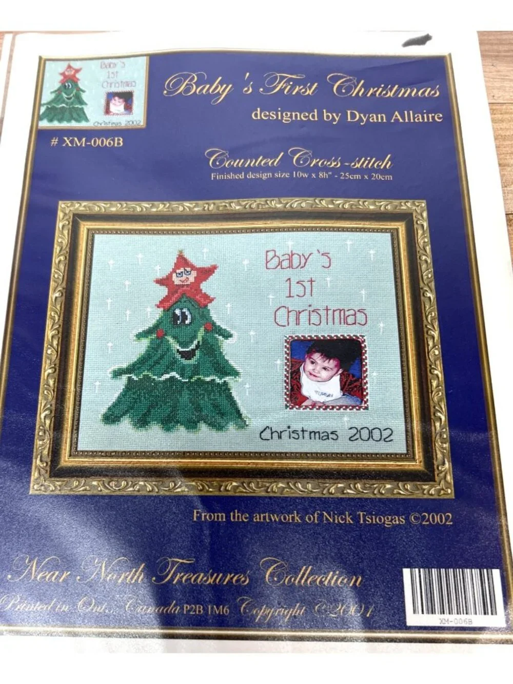 Babys First Christmas Cross-Stitch Pattern By Dyan Allaire